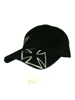 Iron Cross Hat with small iron cross in black