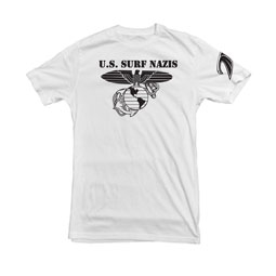 US Surf Nazis t-shirt in white